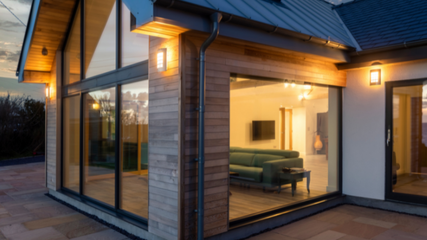 Modern home showcasing aluminium clad timber windows, ideal for replacing wooden frames affordably