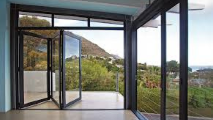 Open aluminium window PT129 showcasing elegant design and panoramic outdoor views