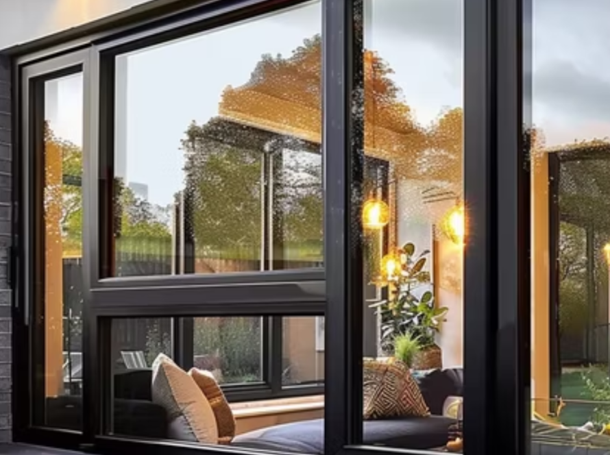 Stylish aluminium windows for home offering expansive views and modern design