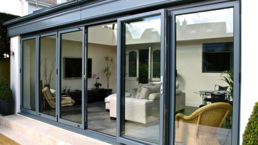 Modern sliding UPVC aluminium windows with elegant frames