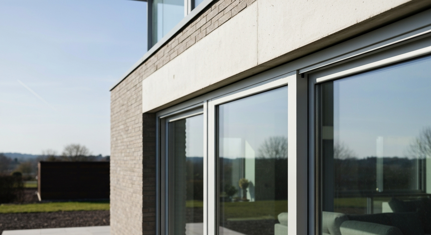 Aluminium sliding window exterior