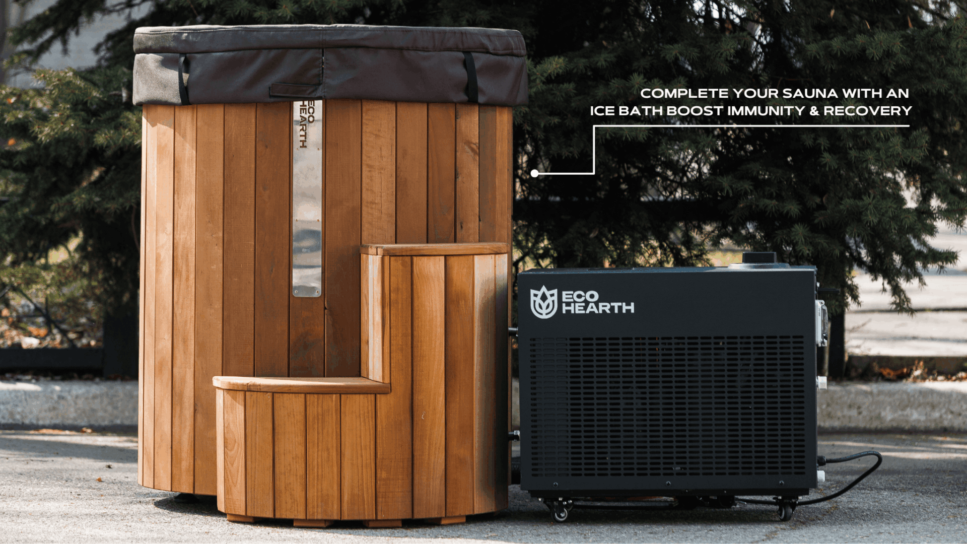 Outdoor Barrel Sauna Medium