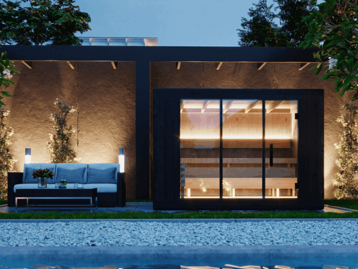 Outdoor Sauna Cube Large