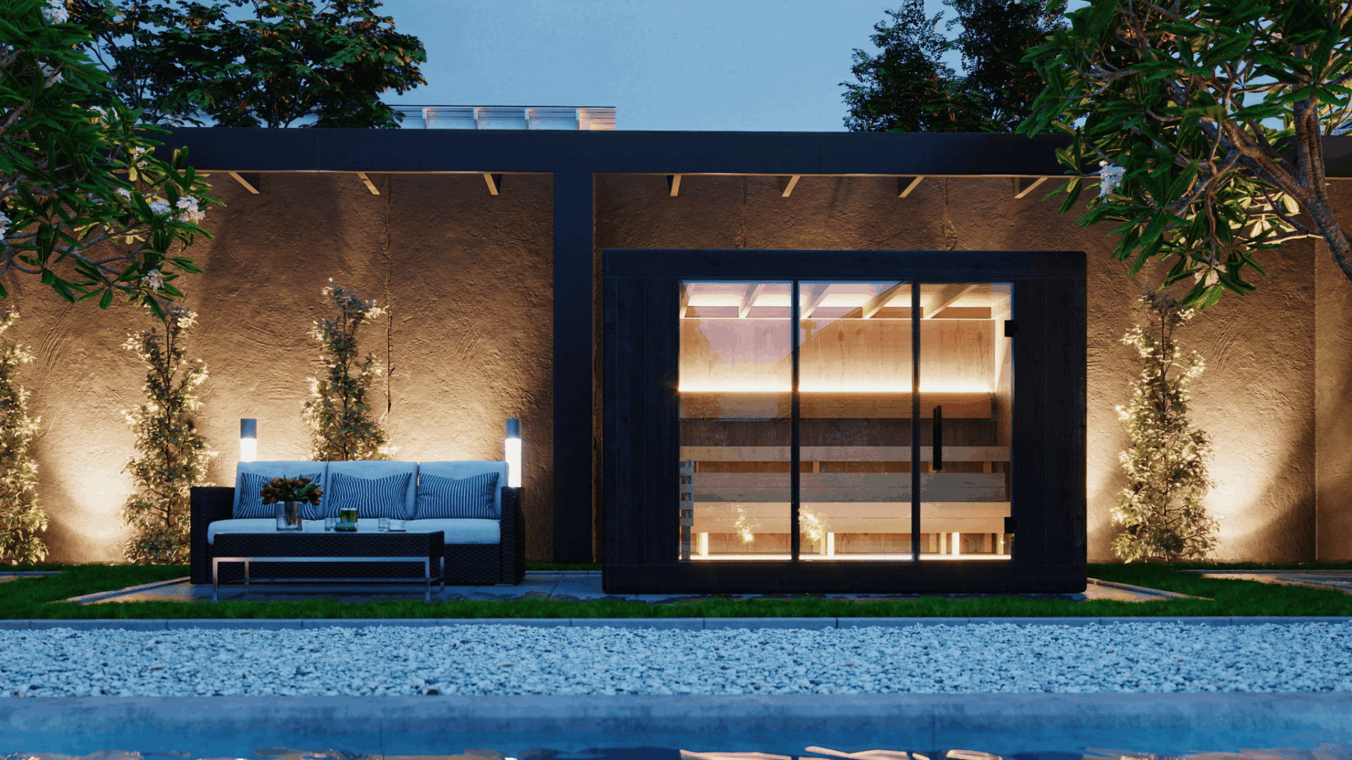 Outdoor Sauna Cube Large