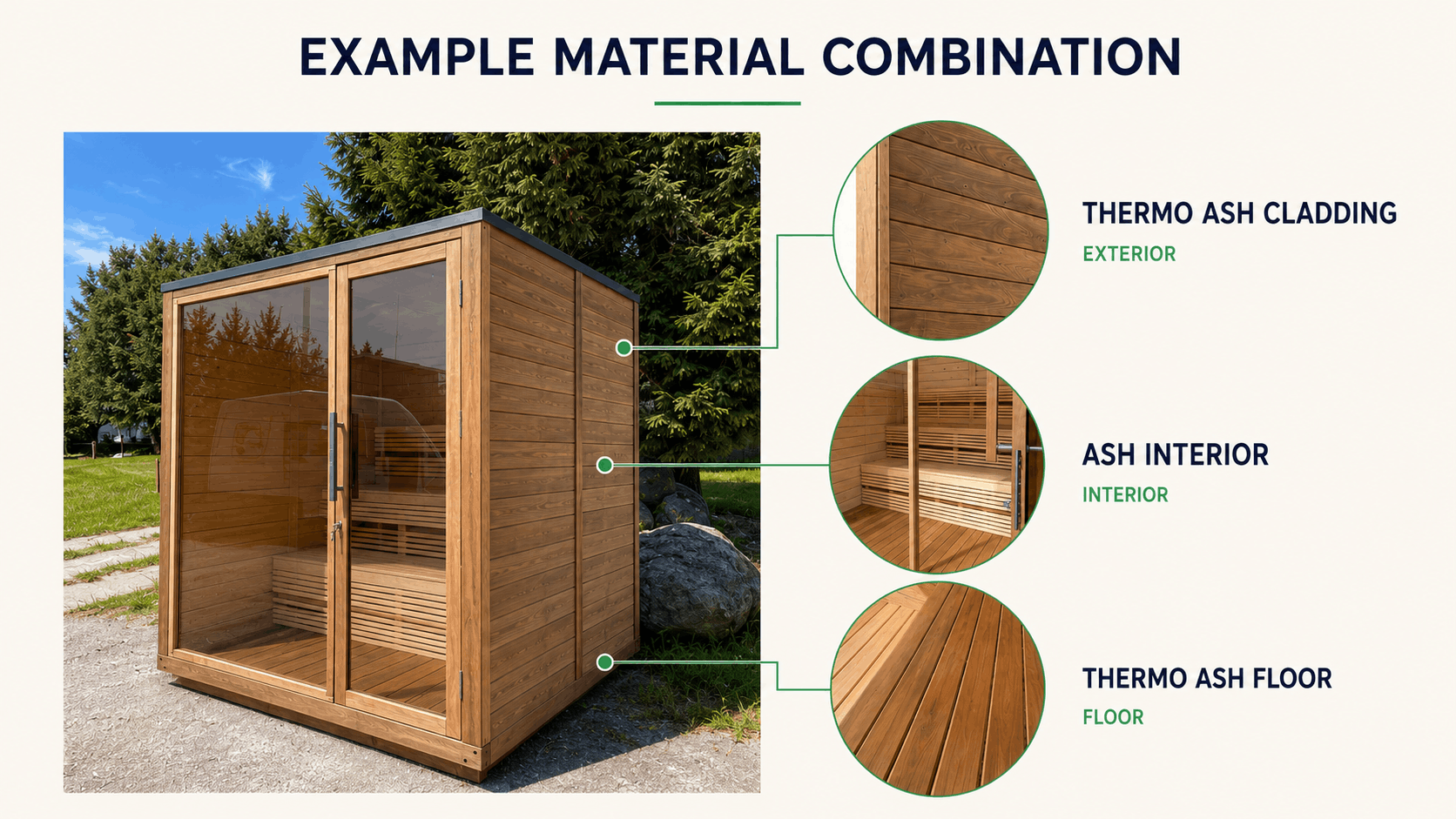 Outdoor Barrel Sauna Medium
