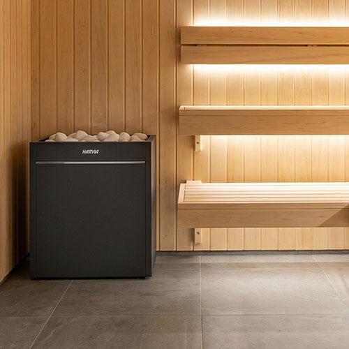 Harvia Virta Pro Sauna Heater In Use