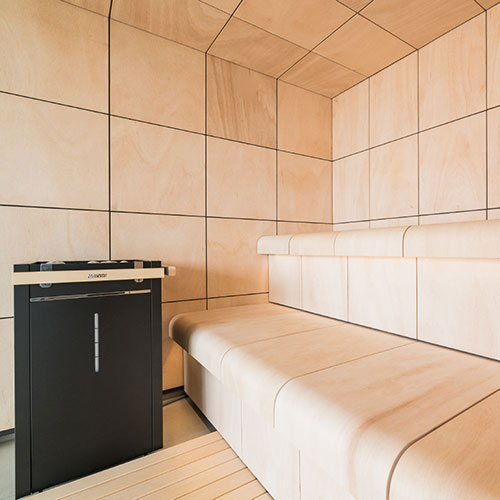 Harvia Virta Combi Sauna Heater In Use