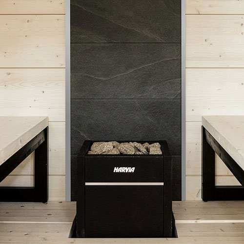 Harvia Virta Sauna Heater In Use