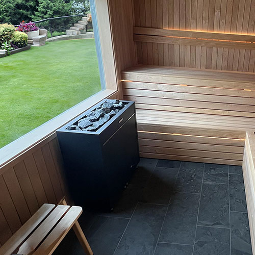 Harvia Virta Pro Sauna Heater In Use
