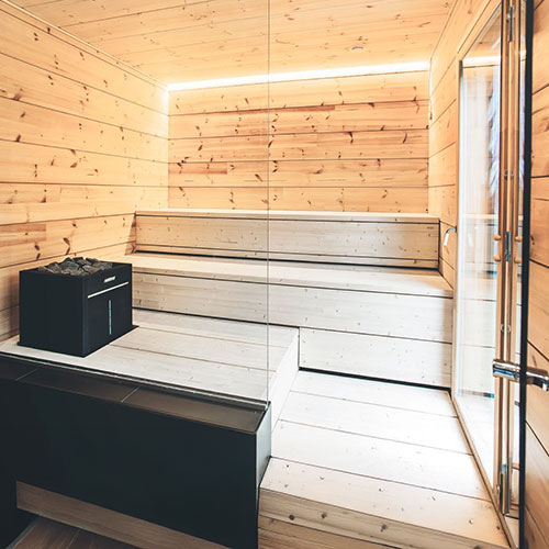 Harvia Virta Combi Sauna Heater In Use