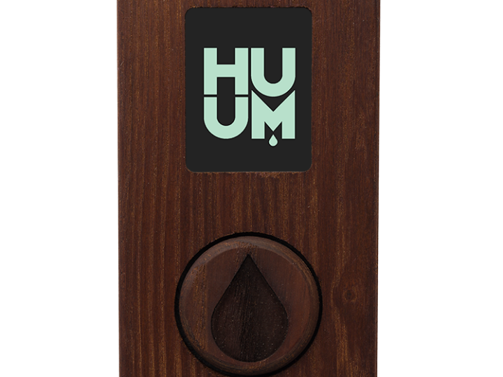 HUUM UKU Wood sauna control panel in thermo-treated wood