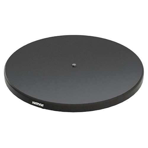 Harvia WL120 Sauna Heater Protective Bedding, Round, Black
