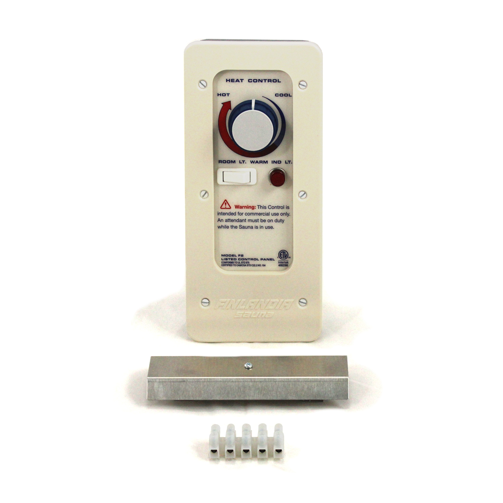 Finlandia F-2 wall-mounted on/off sauna control with thermostat
