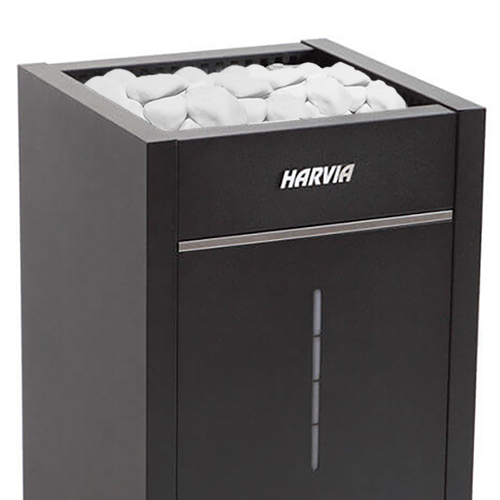 Harvia AC4000 White Decorative Sauna Stones — 22 lb Box, 2–4 in