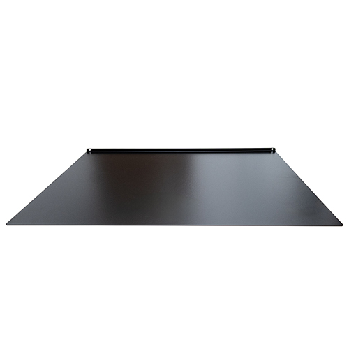 Narvi floor plate black stainless-steel front